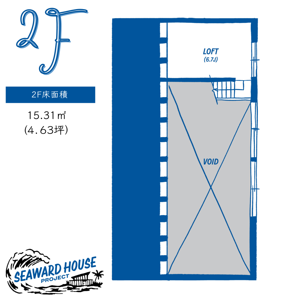 SEAWARD 間取り２F