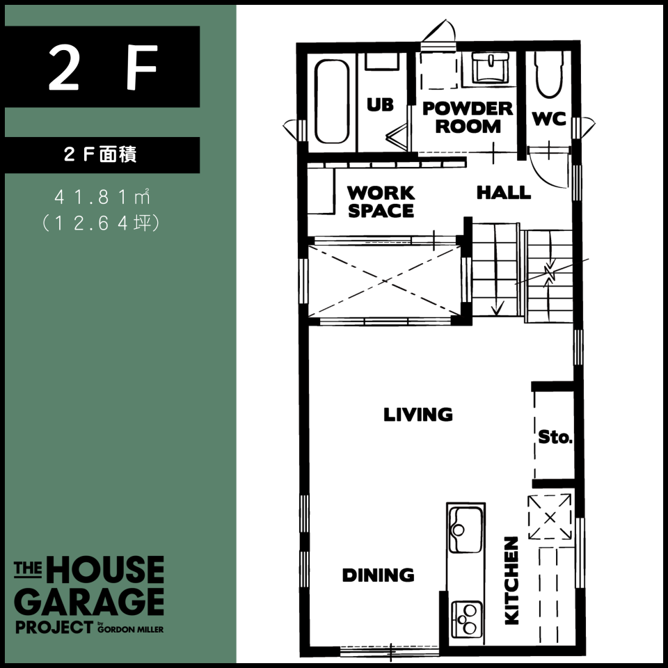 GARAGE 間取り２F