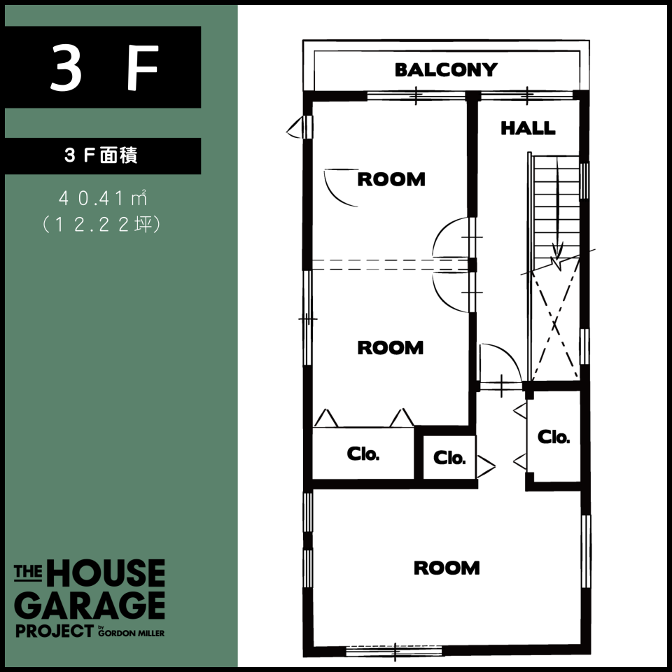 GARAGE 間取り３F