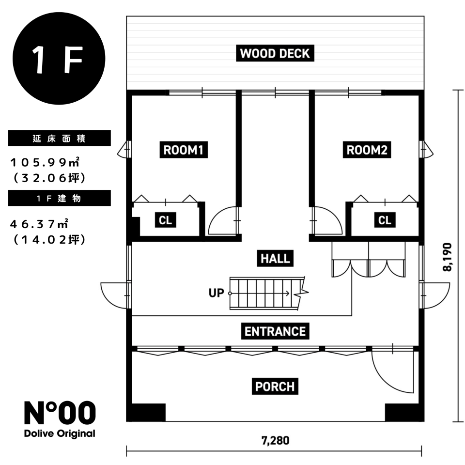  No00 間取り1F